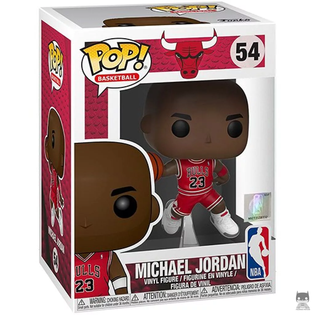 Figura Funko Pop! Michael Jordan en su caja