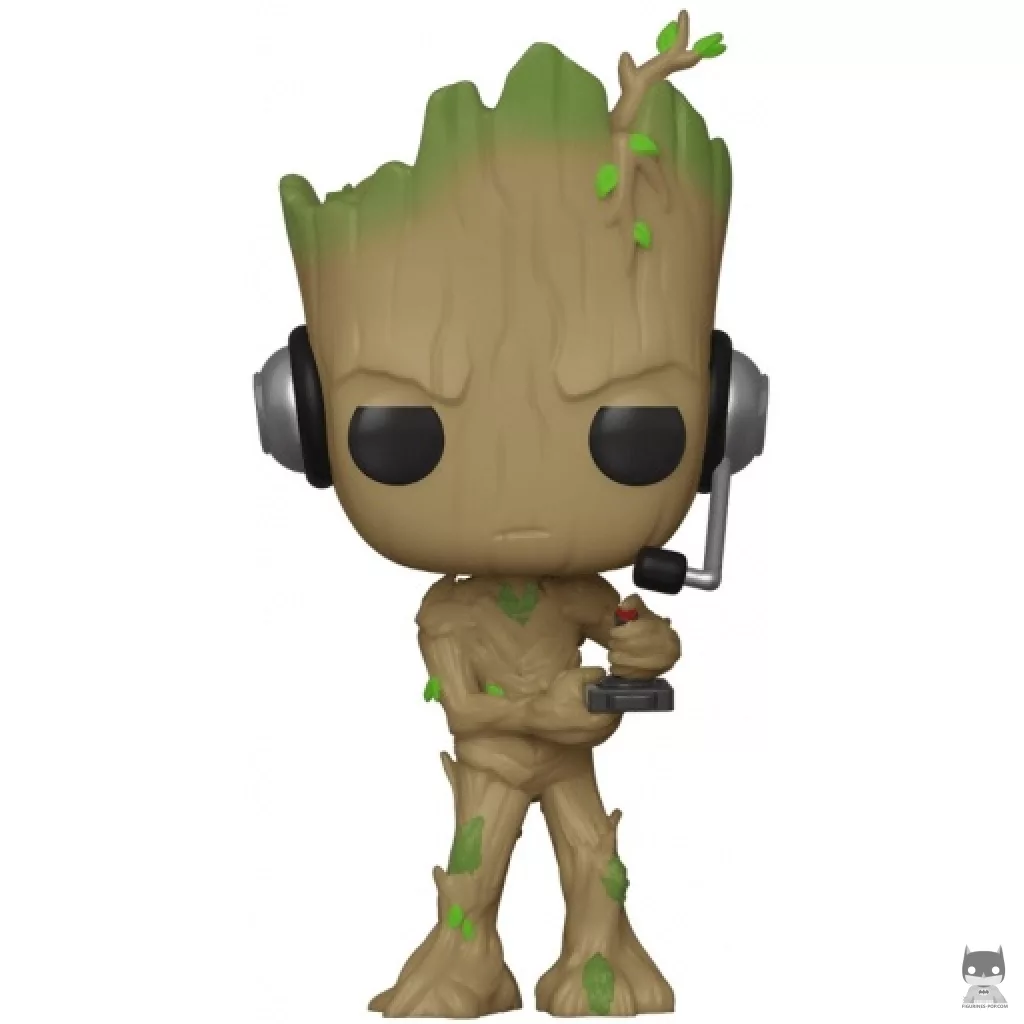 Figura Funko Pop! Groot gamer (Chase) (Marvel Comics)