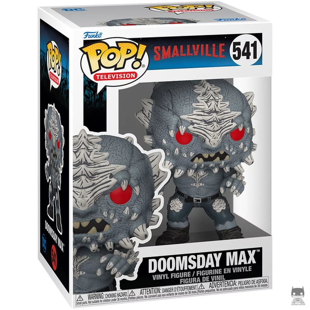 Figura Funko Pop! Doomsday Max (Smallville) en su caja