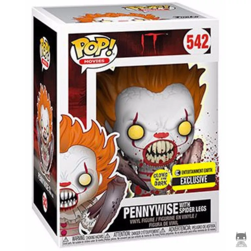 Figura Funko Pop! Pennywise con patas de araña en su caja