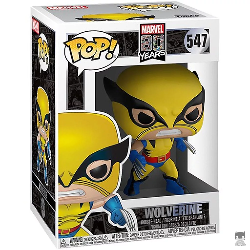 Figura Funko Pop! Lobezno en su caja