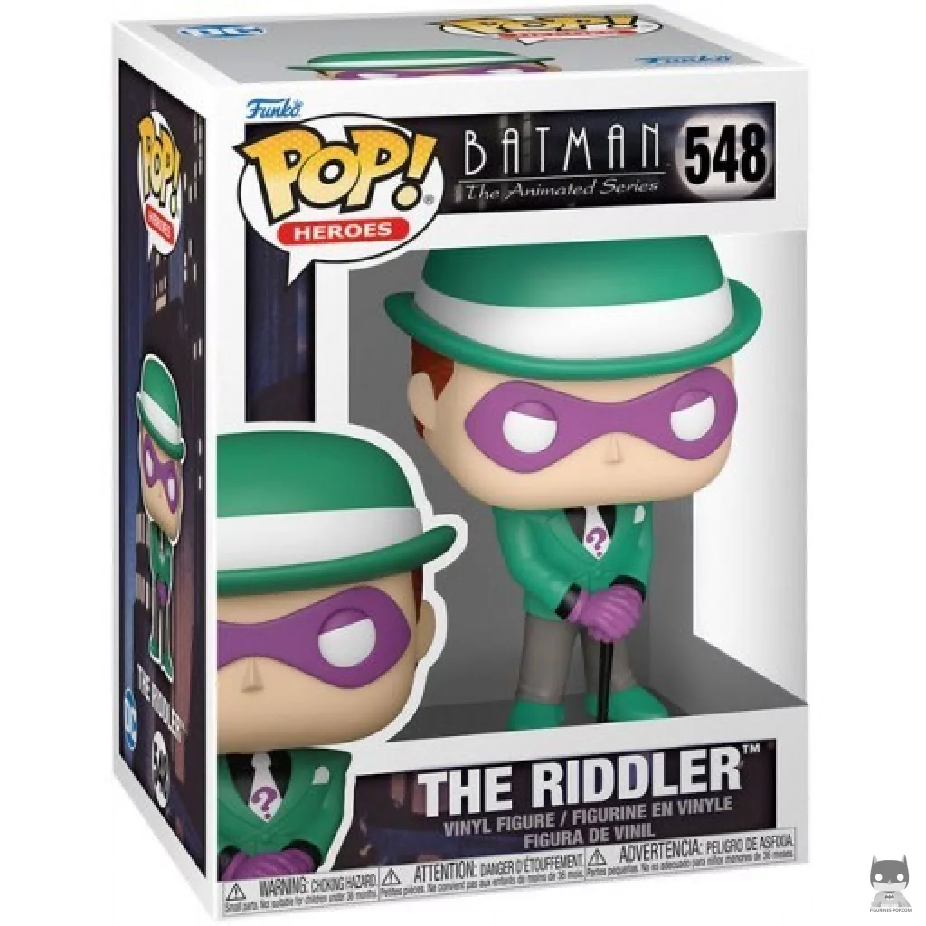 Figura Funko Pop! Enigma en su caja