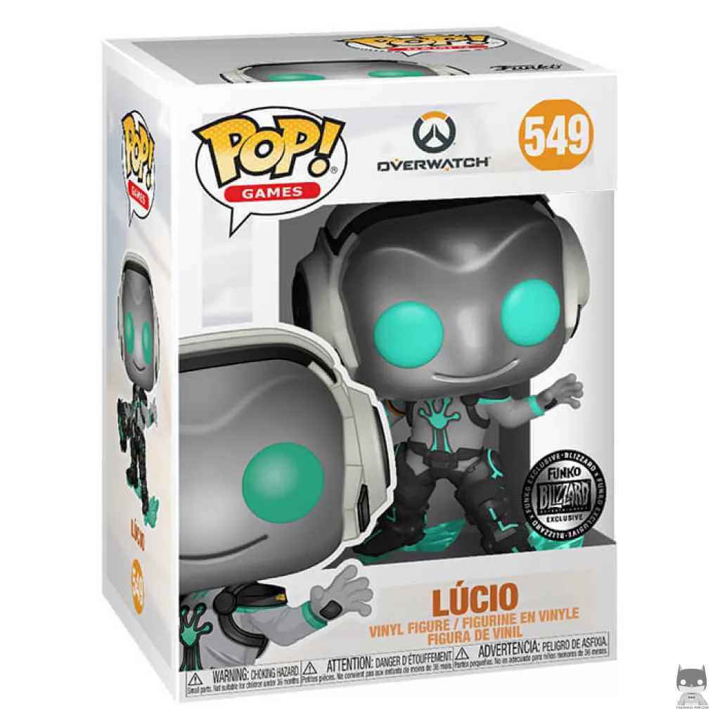 Figura Funko Pop! Lúcio (Aspecto Amphibeat) en su caja