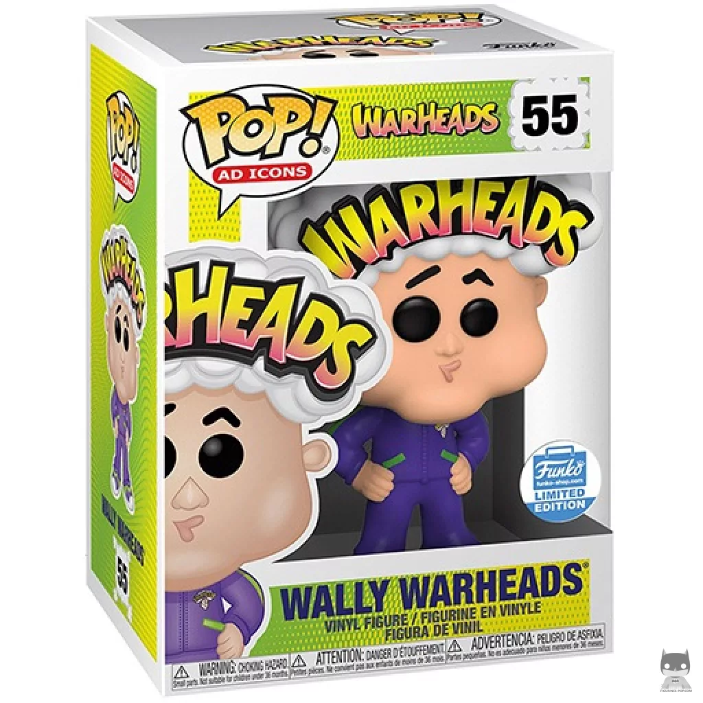 Figura Funko Pop! Wally Warheads en su caja