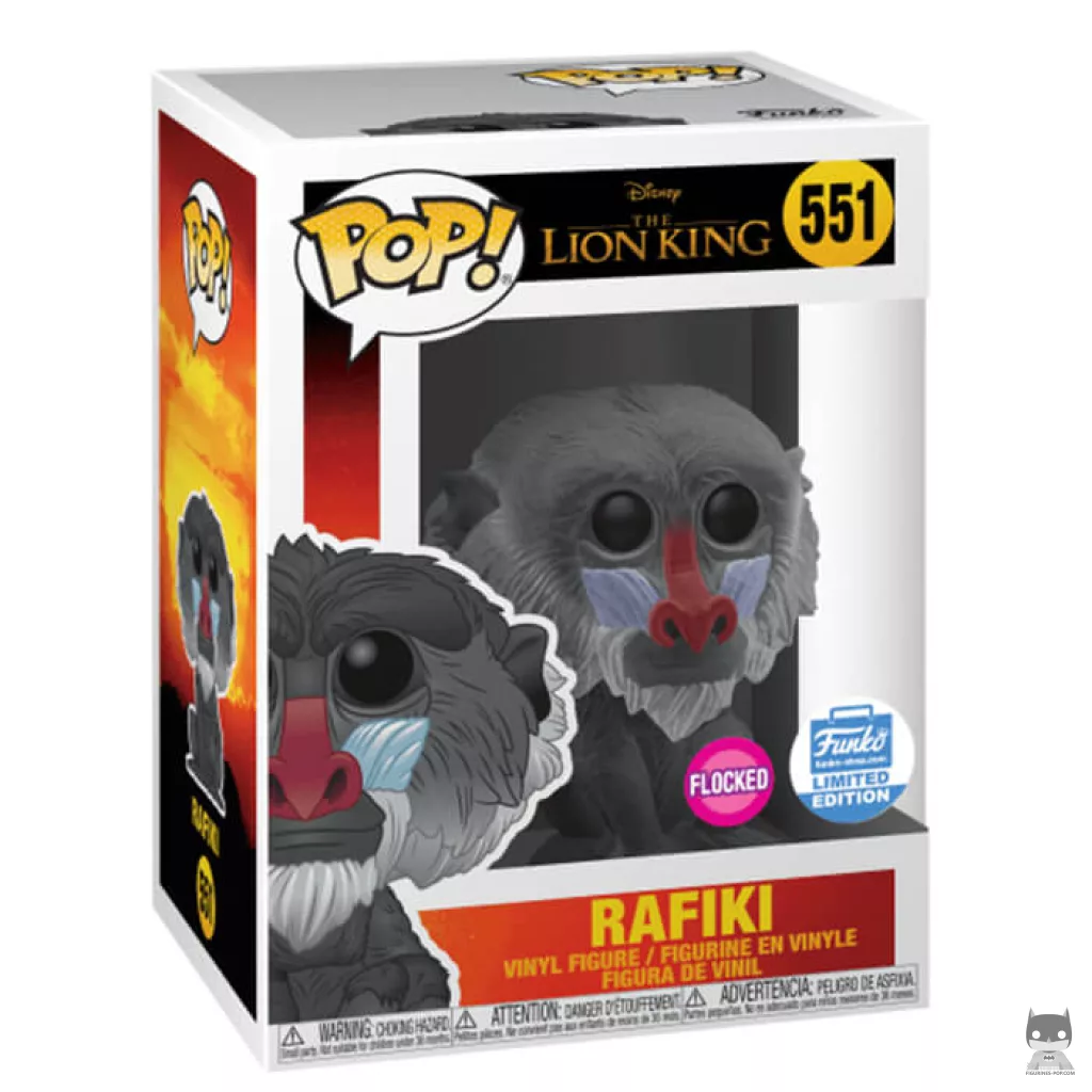 Figura Funko Pop! Rafiki (Flocado) en su caja