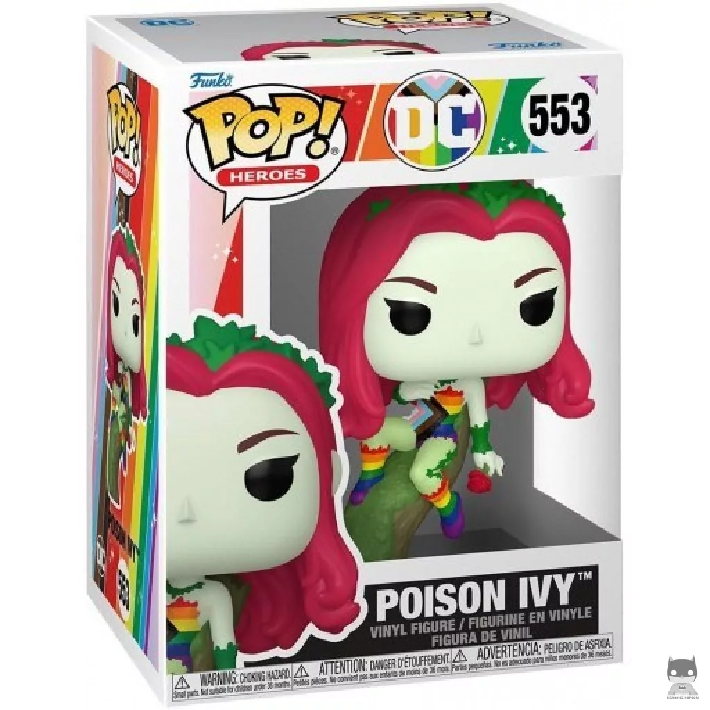 Figura Funko Pop! Hiedra Venenosa (Bandera del Orgullo) en su caja