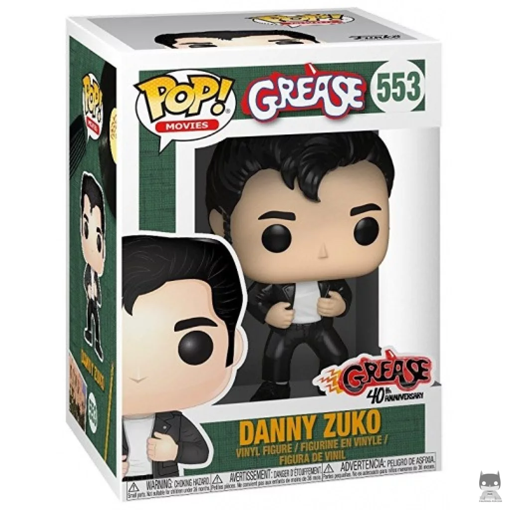 Figura Funko Pop! Danny Zuko en su caja