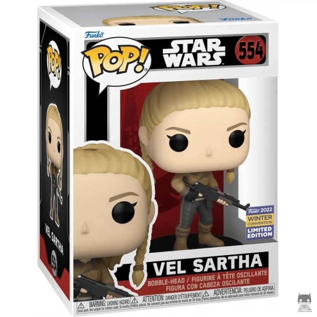 Figura Funko Pop! Vel Sartha en su caja