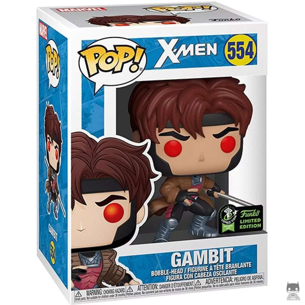 Figura Funko Pop! Gambit en su caja