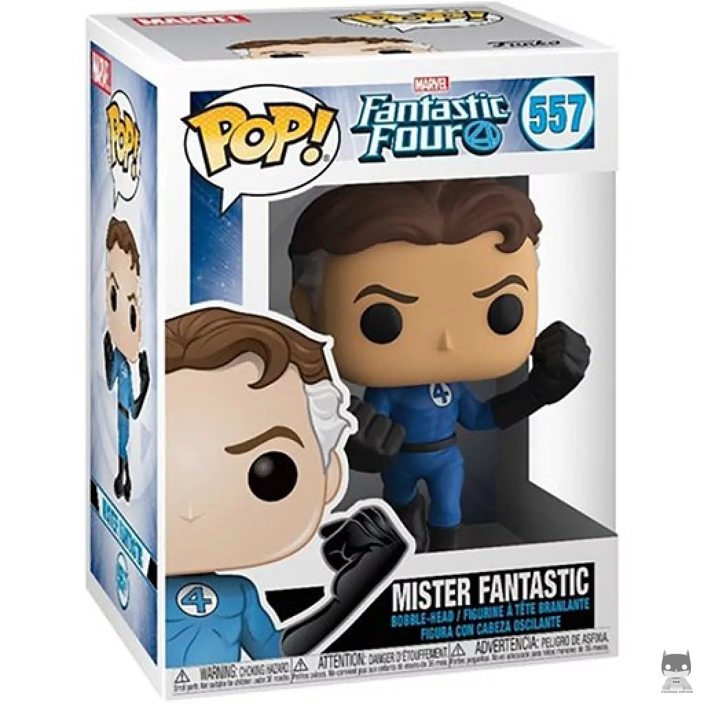 Figura Funko Pop! Mister Fantástico en su caja