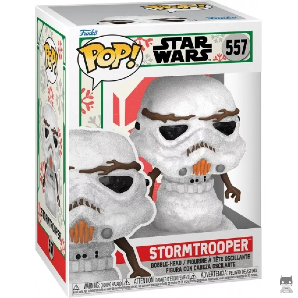 Figura Funko Pop! Stormtrooper muñeco de nieve en su caja