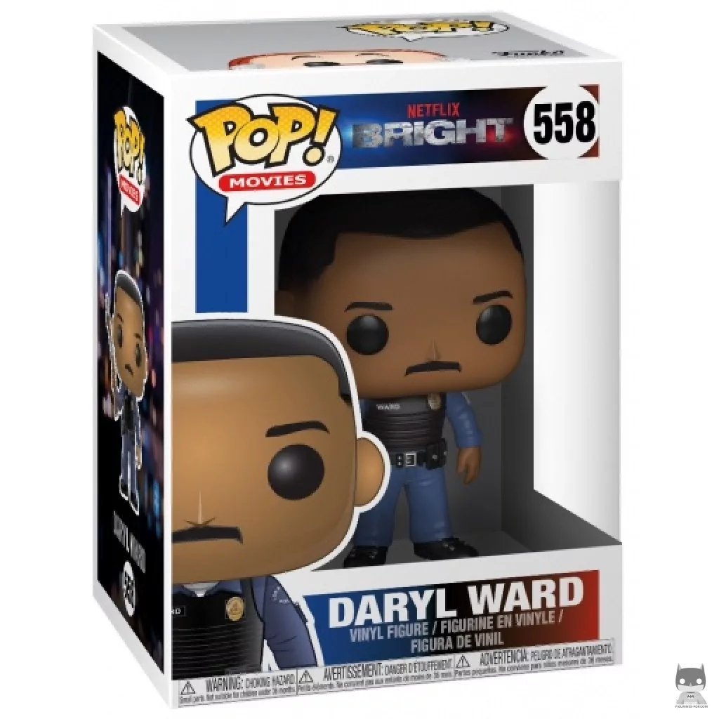 Figura Funko Pop! Daryl Ward con pistola en su caja
