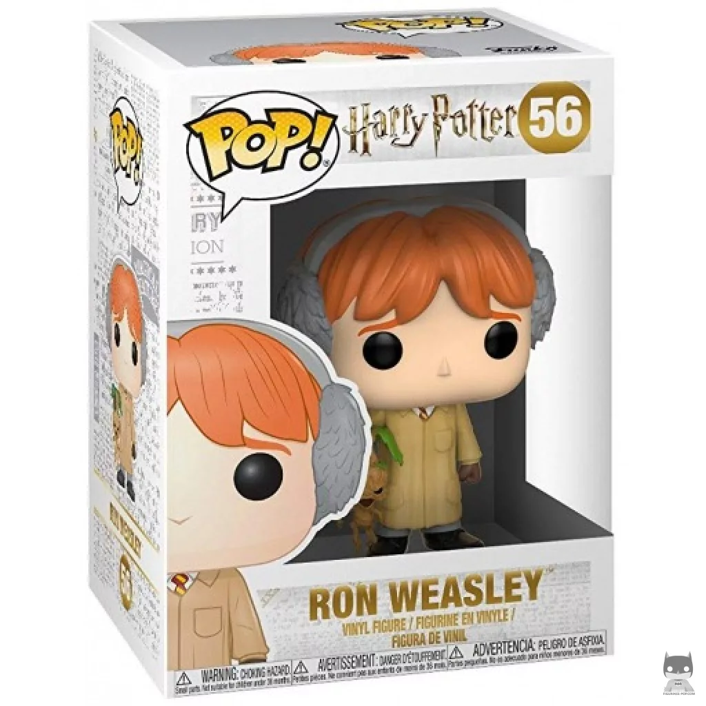 Figura Funko Pop! Ron Weasley Herbología en su caja