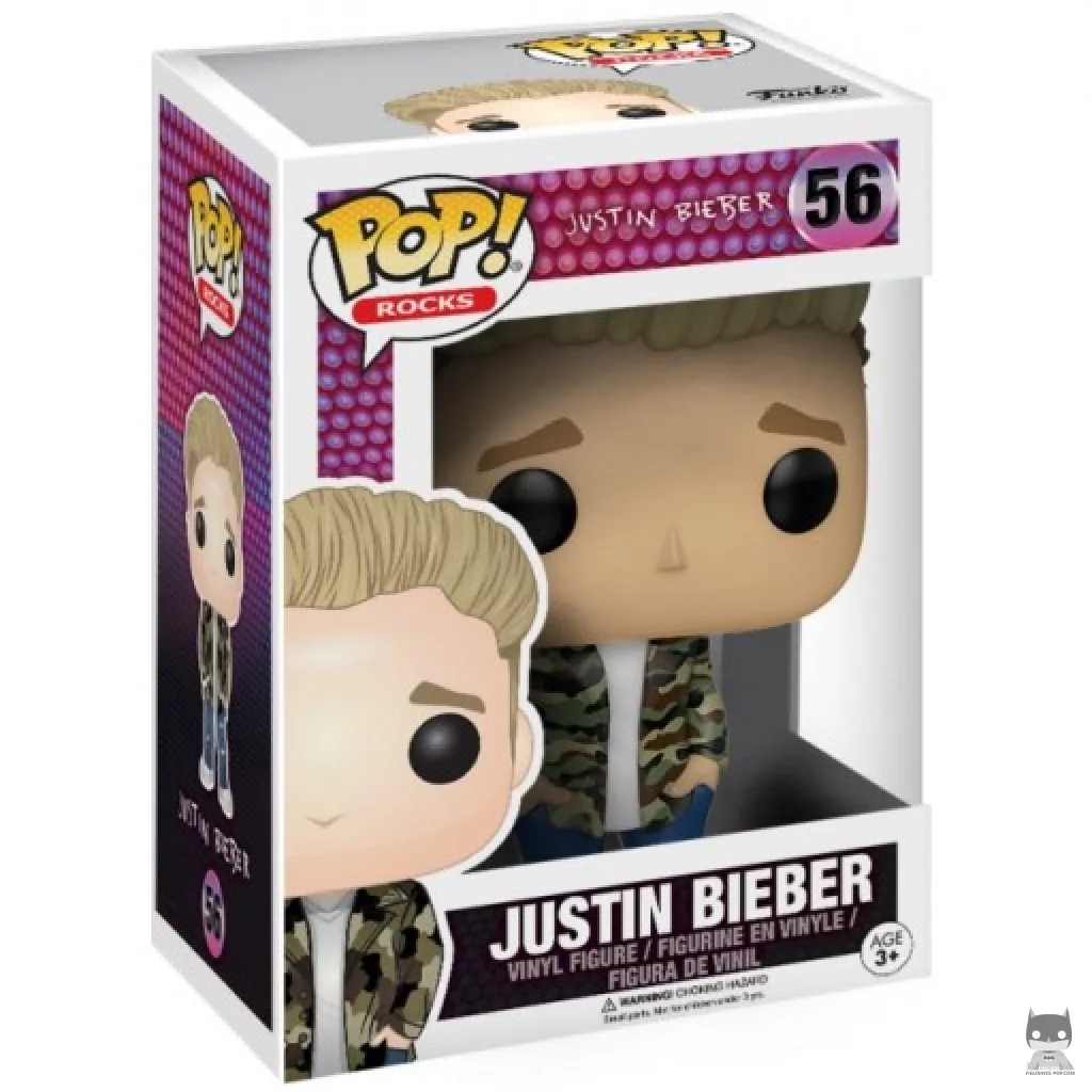 Figura Funko Pop! Justin Bieber en su caja