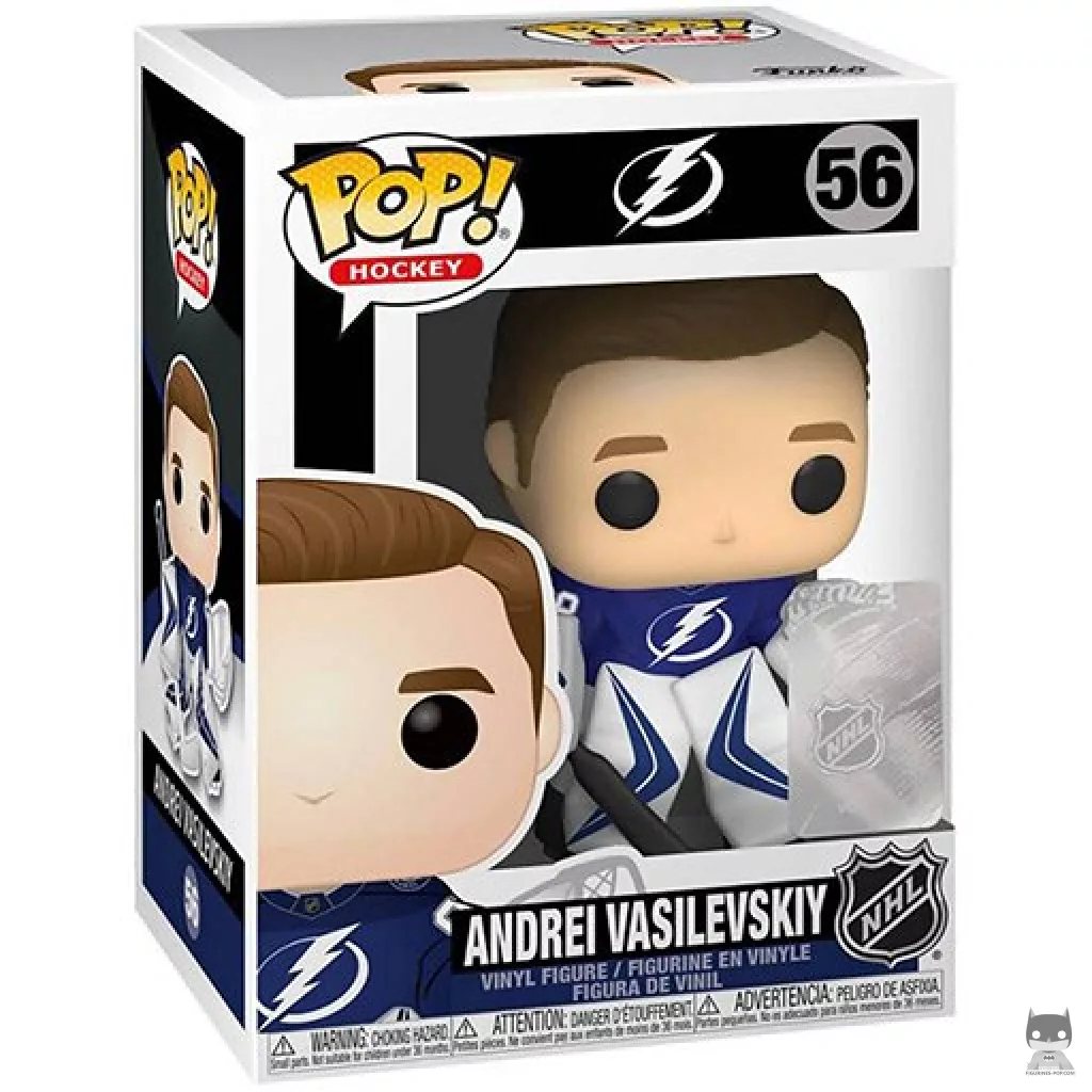 Figura Funko Pop! Andrei Vasilevskiy en su caja