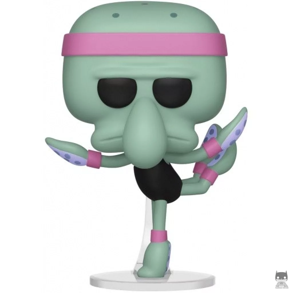 Figura Funko Pop! Calamardo Tentáculos gimnasia (Bob Esponja)