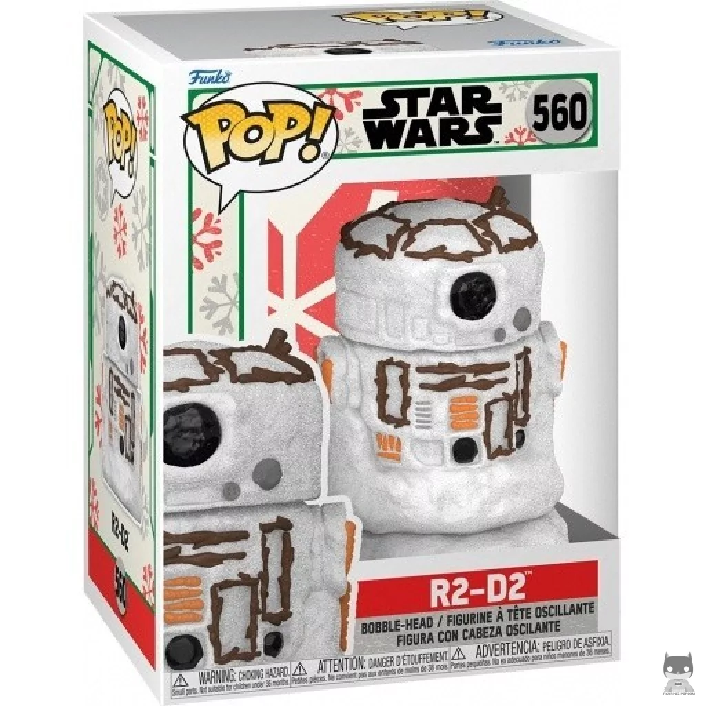 Figura Funko Pop! R2-D2 muñeco de nieve en su caja