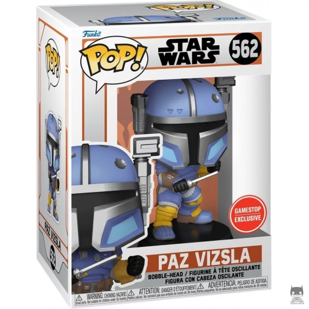 Figura Funko Pop! Paz Vizsla en su caja