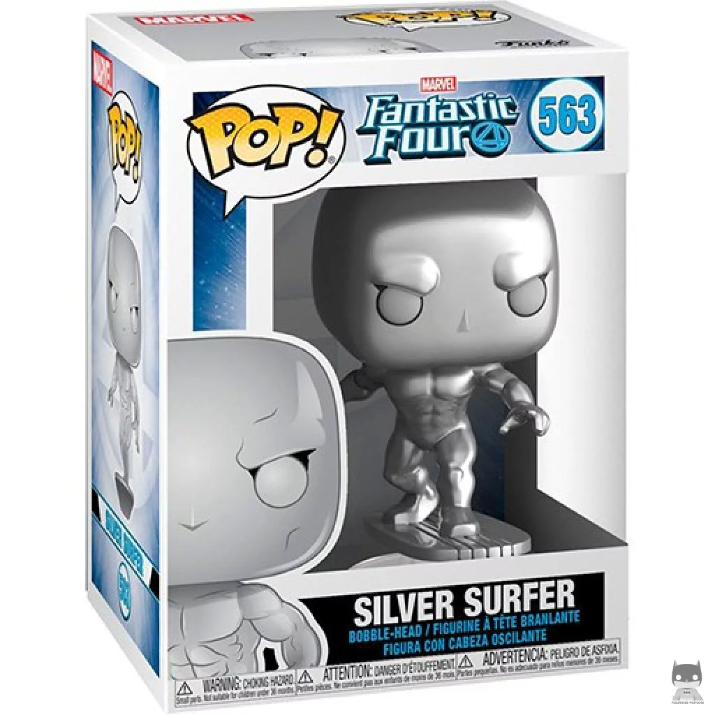 Figura Funko Pop! Estela Plateada en su caja