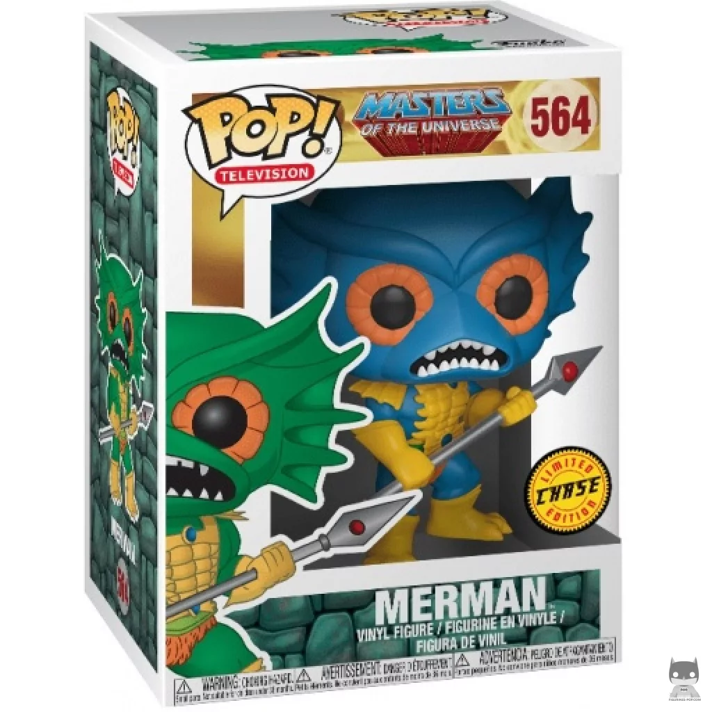 Figura Funko Pop! Mer-Man (Chase) en su caja