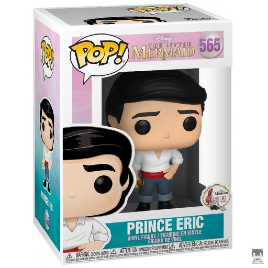 Figura Funko Pop! Príncipe Eric en su caja