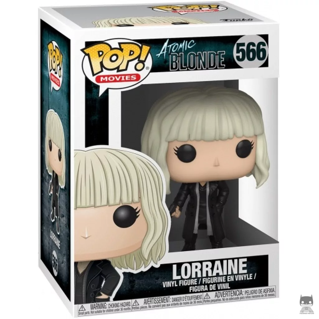 Figura Funko Pop! Lorraine con pistola en su caja