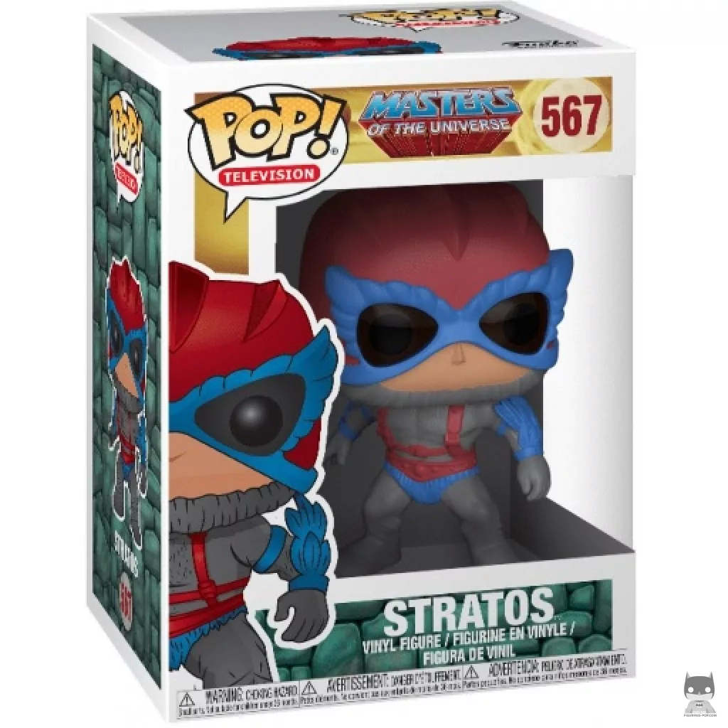 Figura Funko Pop! Stratos en su caja