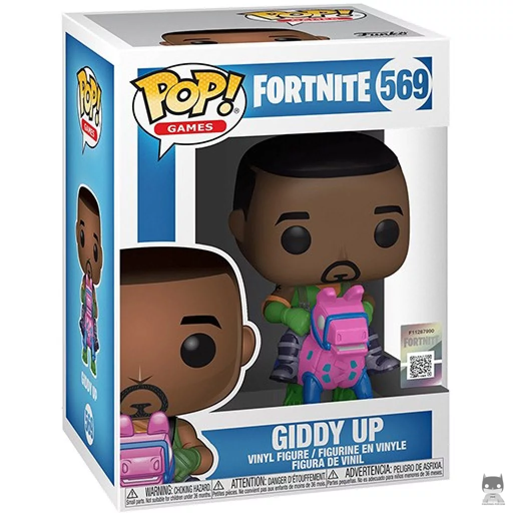 Figura Funko Pop! Giddy Up en su caja