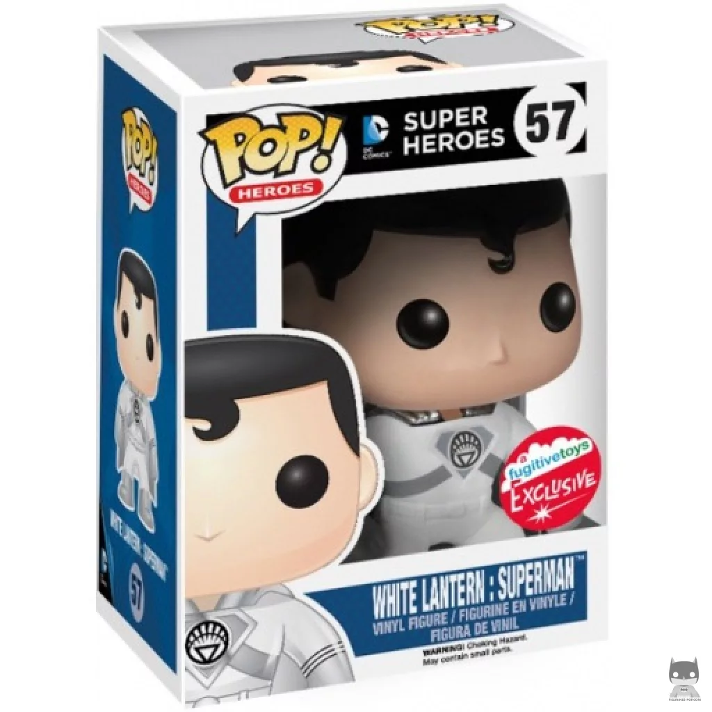Figura Funko Pop! Superman Linterna Blanca en su caja