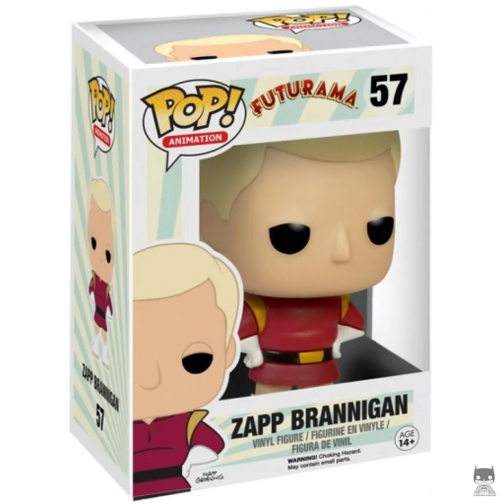 Figura Funko Pop! Zapp Brannigan en su caja