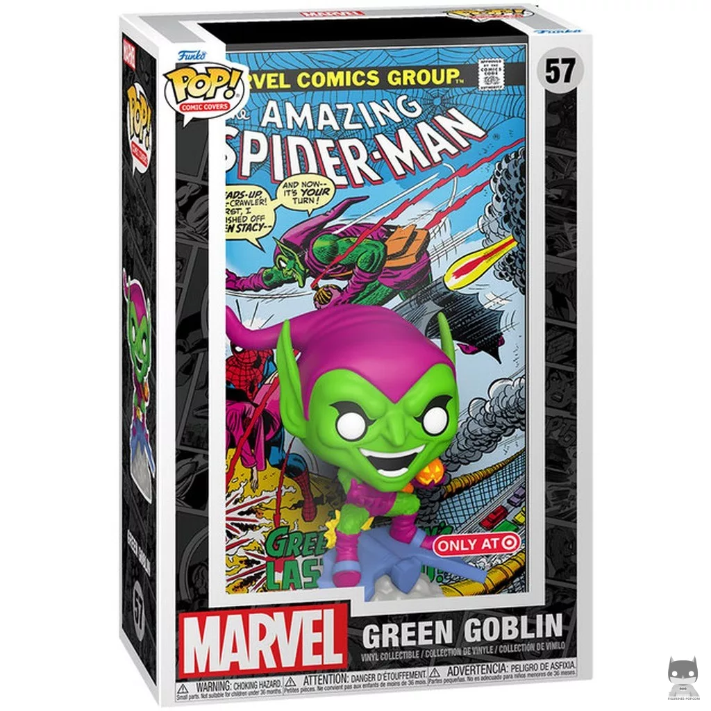 Figura Funko Pop! Duende Verde en su caja