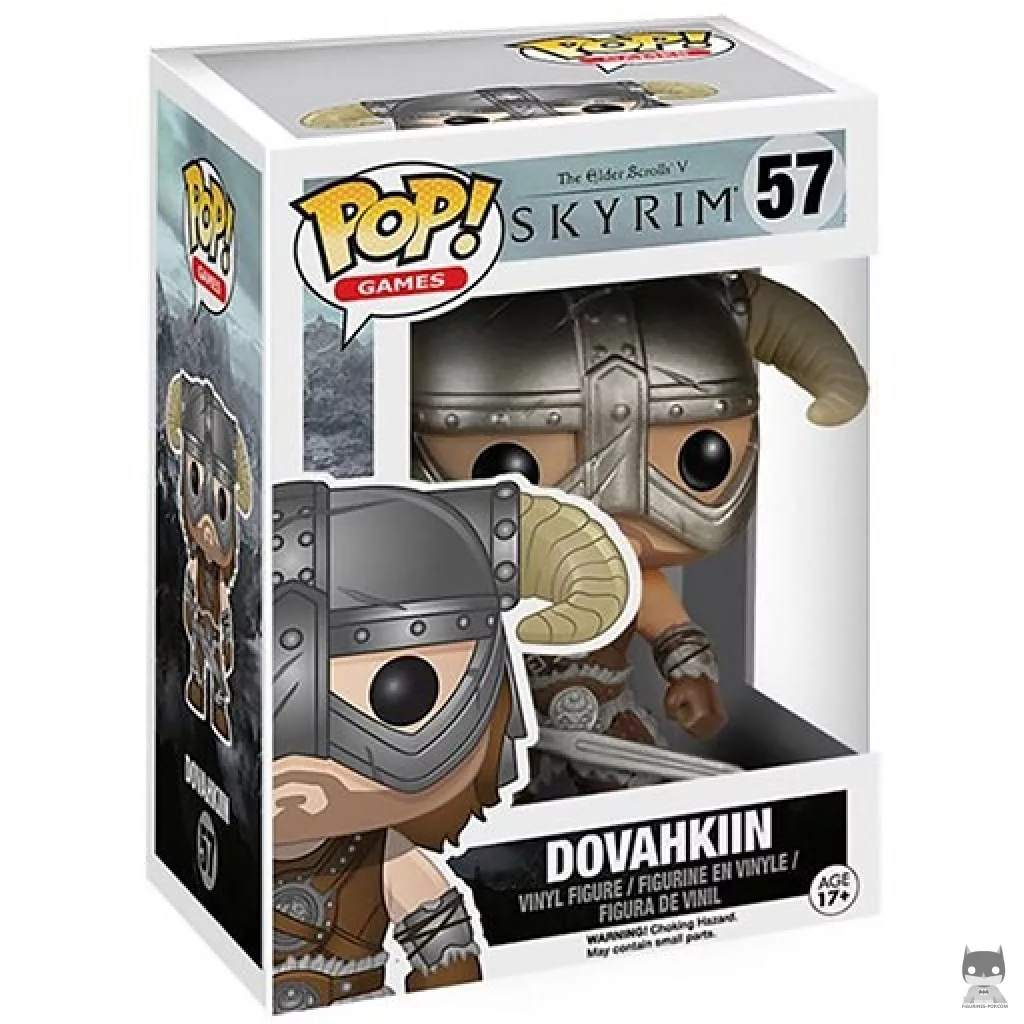 Figura Funko Pop! Dovahkiin en su caja