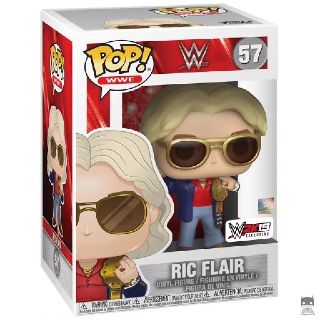 Figura Funko Pop! Ric Flair en su caja