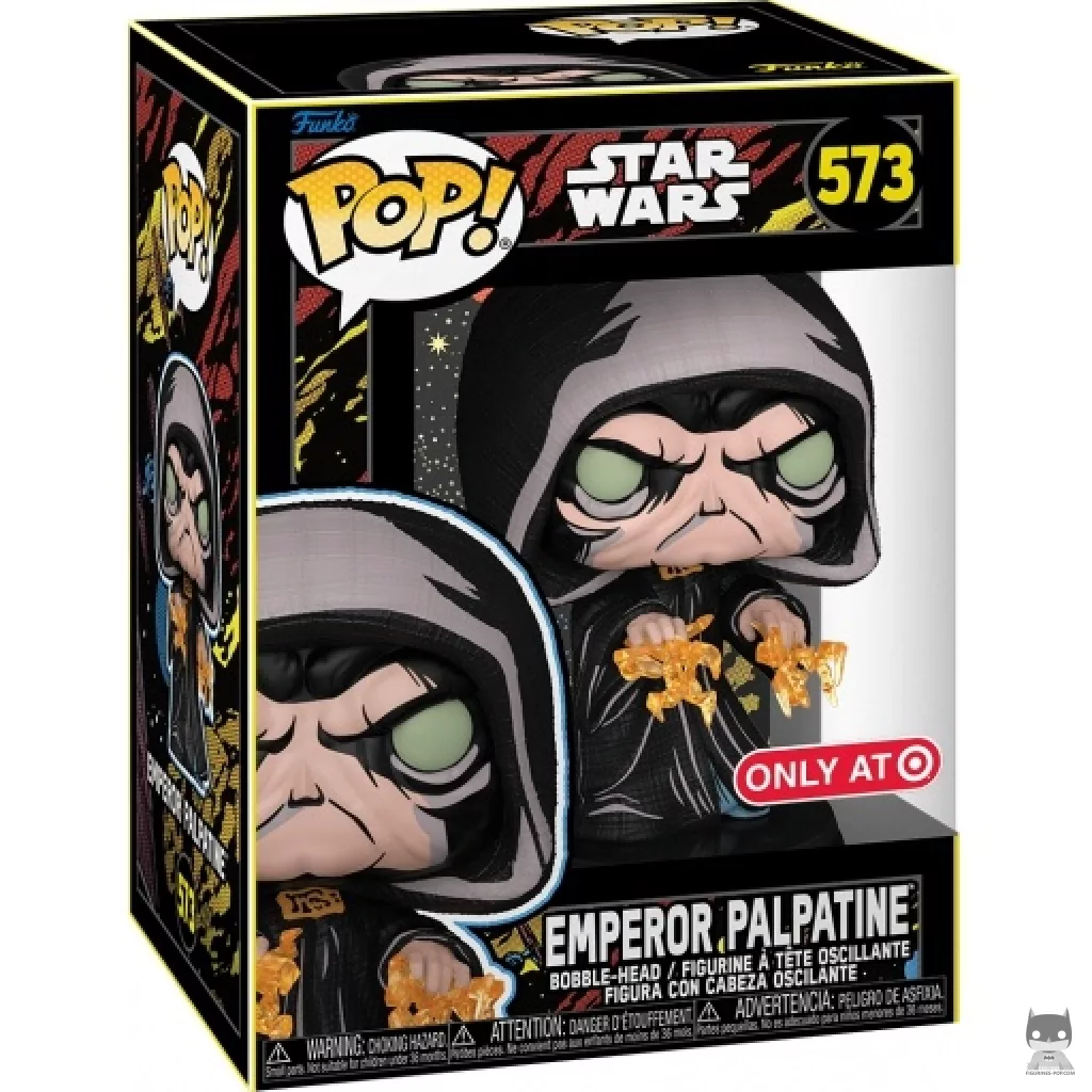 Figura Funko Pop! Emperador Palpatine en su caja