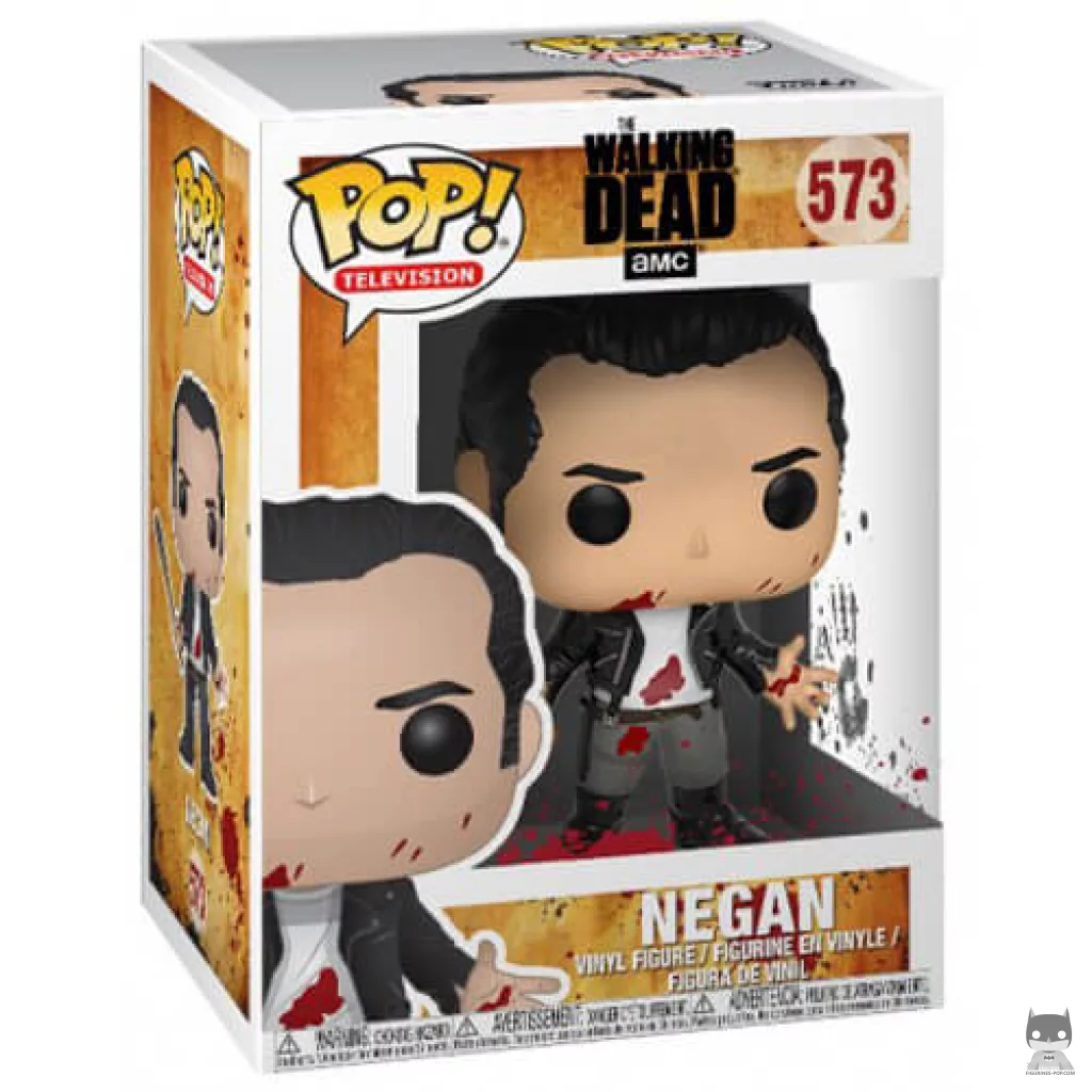 Figura Funko Pop! Negan afeitado en su caja