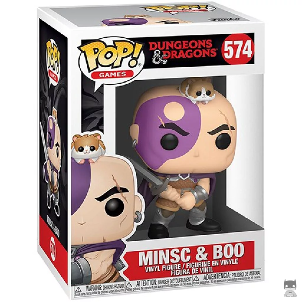Figura Funko Pop! Minsc & Boo en su caja