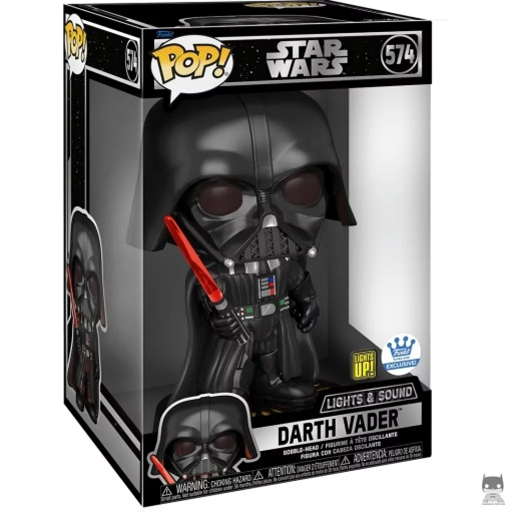 Figura Funko Pop! Darth Vader (Luces y sonido) en su caja