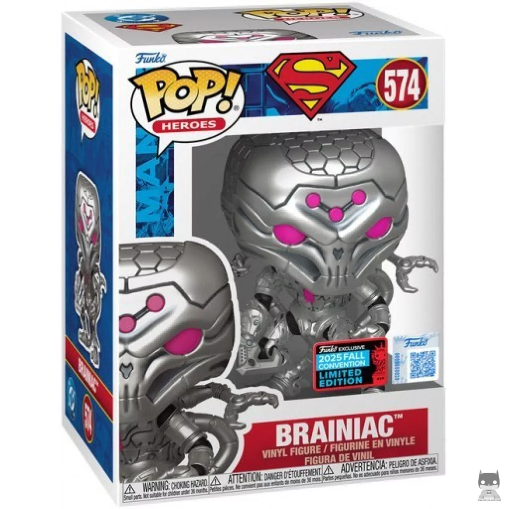 Figura Funko Pop! Brainiac en su caja