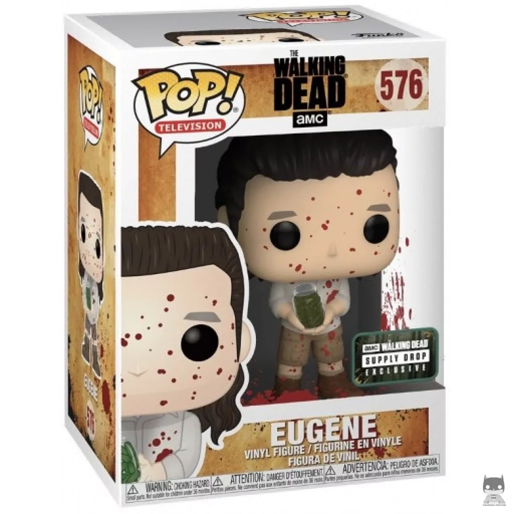 Figura Funko Pop! Eugene Porter (Ensangrentado) en su caja