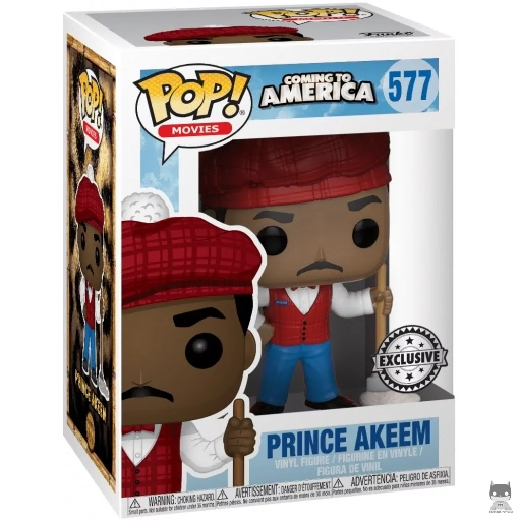Figura Funko Pop! Príncipe Akeem Joffer en su caja