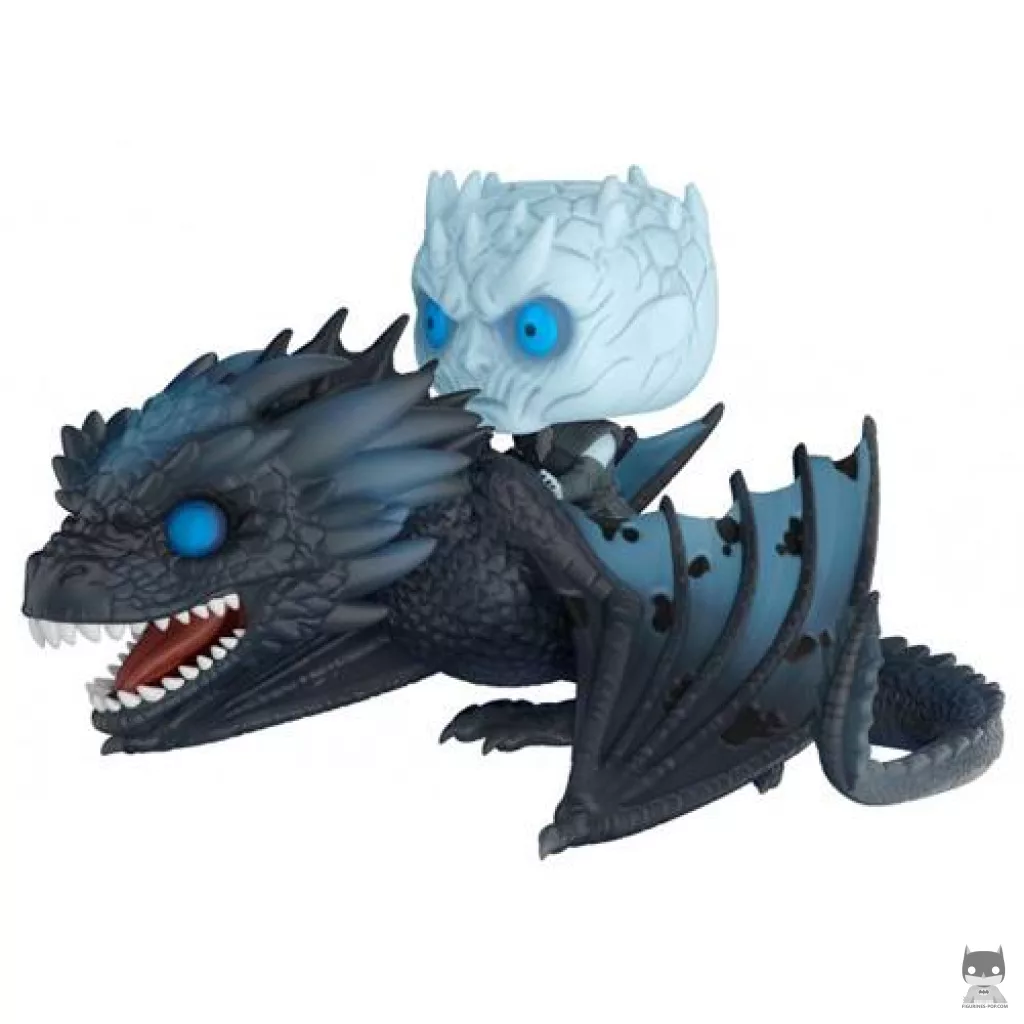 Figura Funko Pop! Rey de la Noche montando a Viserion helado (Brilla en la oscuridad) (Juego de tronos)