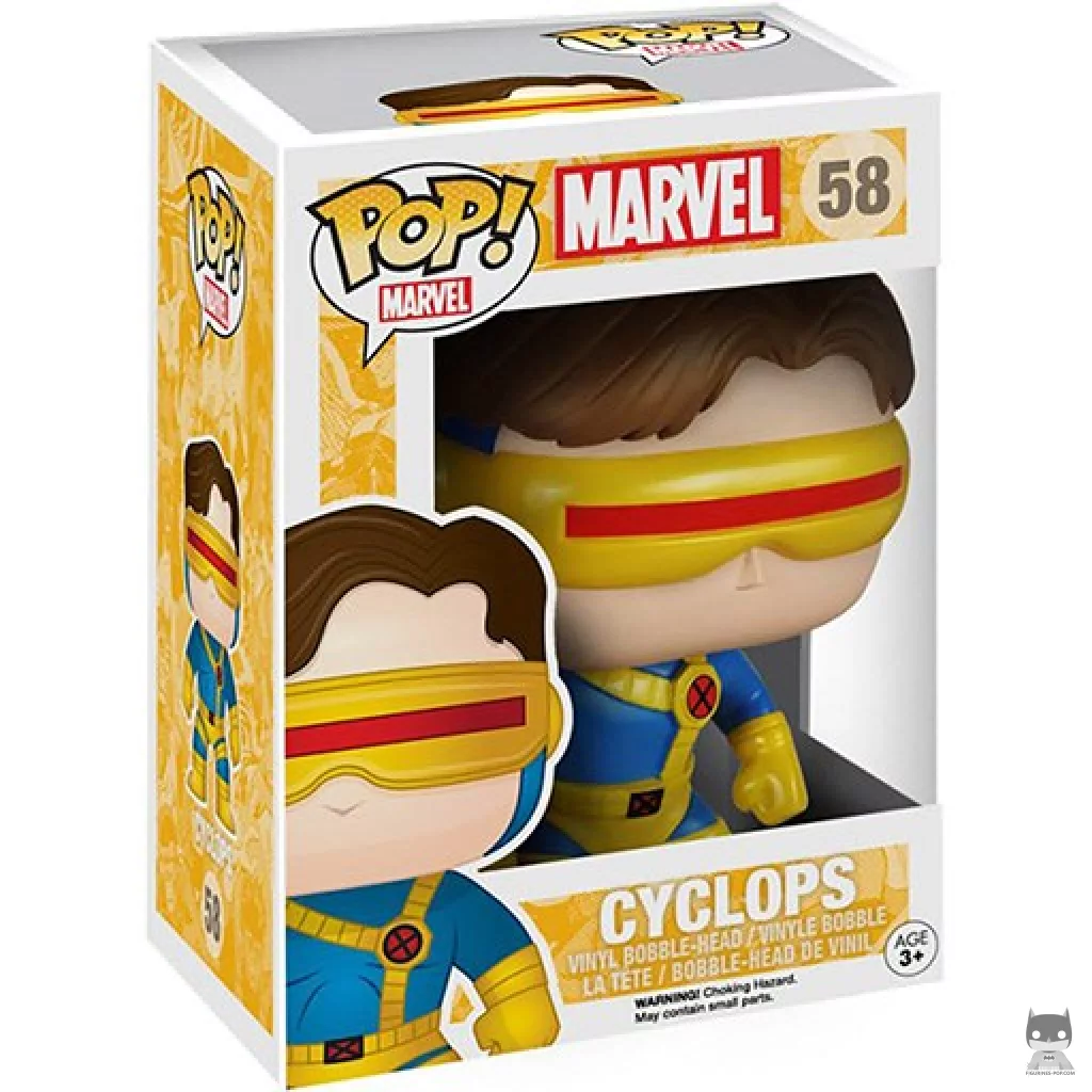 Figura Funko Pop! Cíclope en su caja