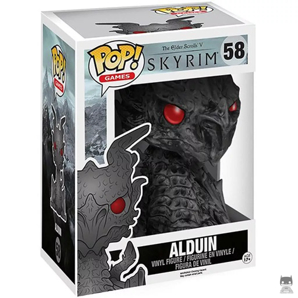 Figura Funko Pop! Alduin (Supersized) en su caja