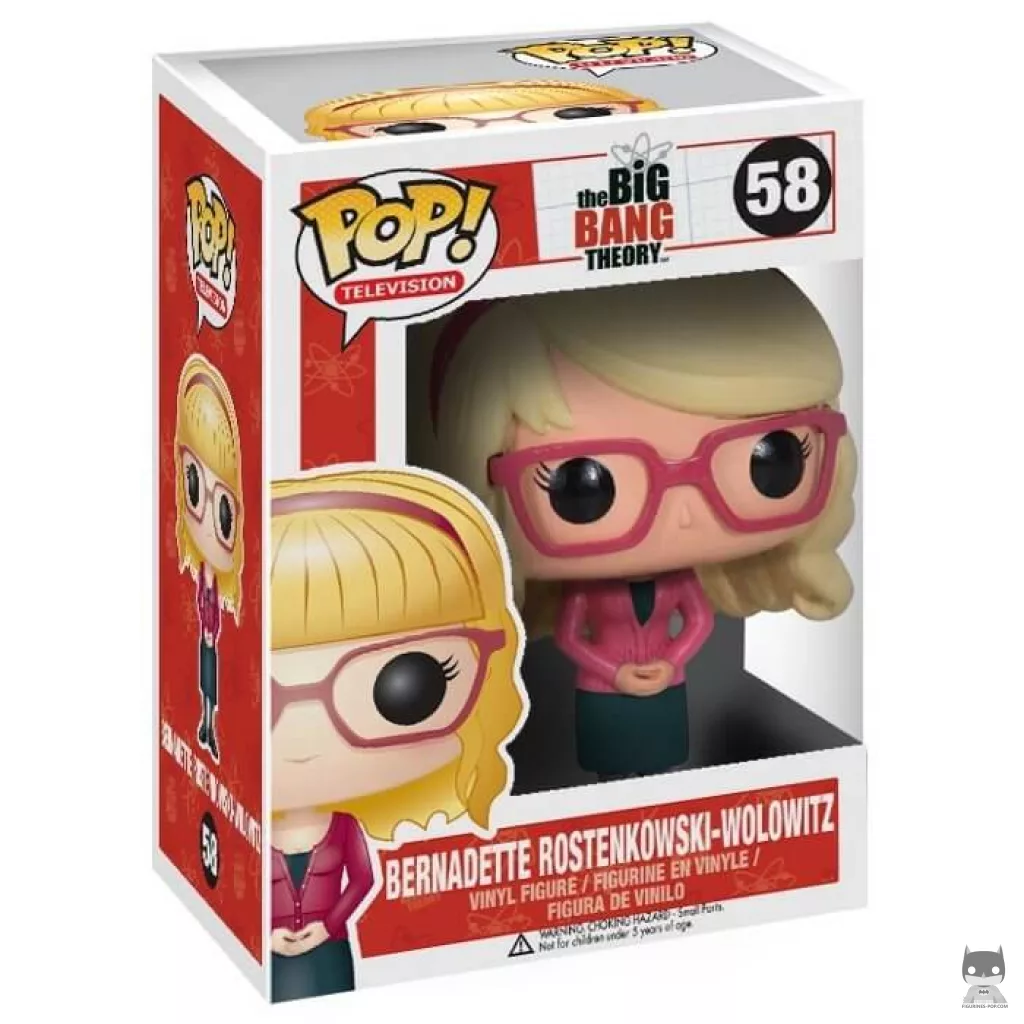 Figura Funko Pop! Bernadette Maryann Rostenkowski-Wolowitz en su caja