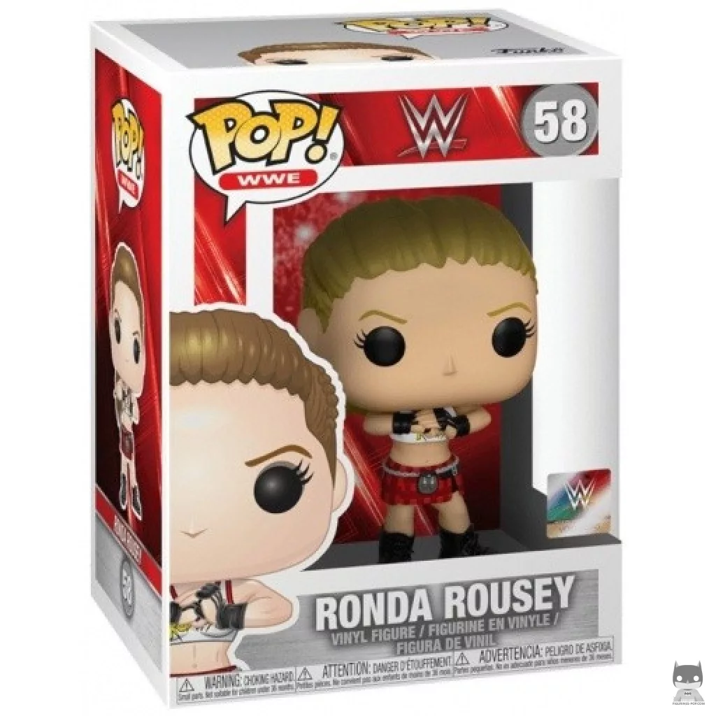 Figura Funko Pop! Ronda Rousey en su caja