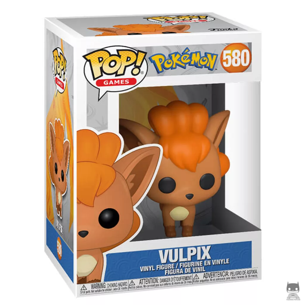 Figura Funko Pop! Vulpix en su caja