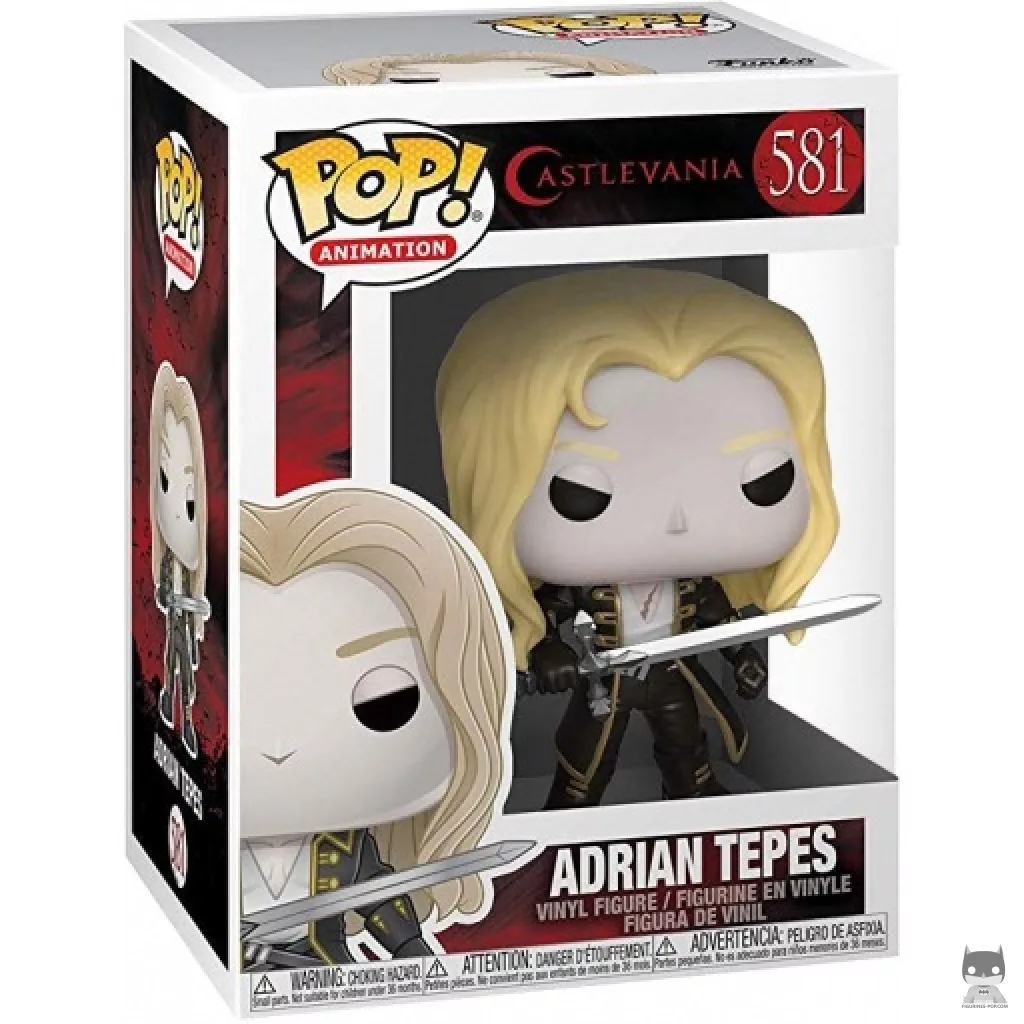 Figura Funko Pop! Adrian Tepes en su caja