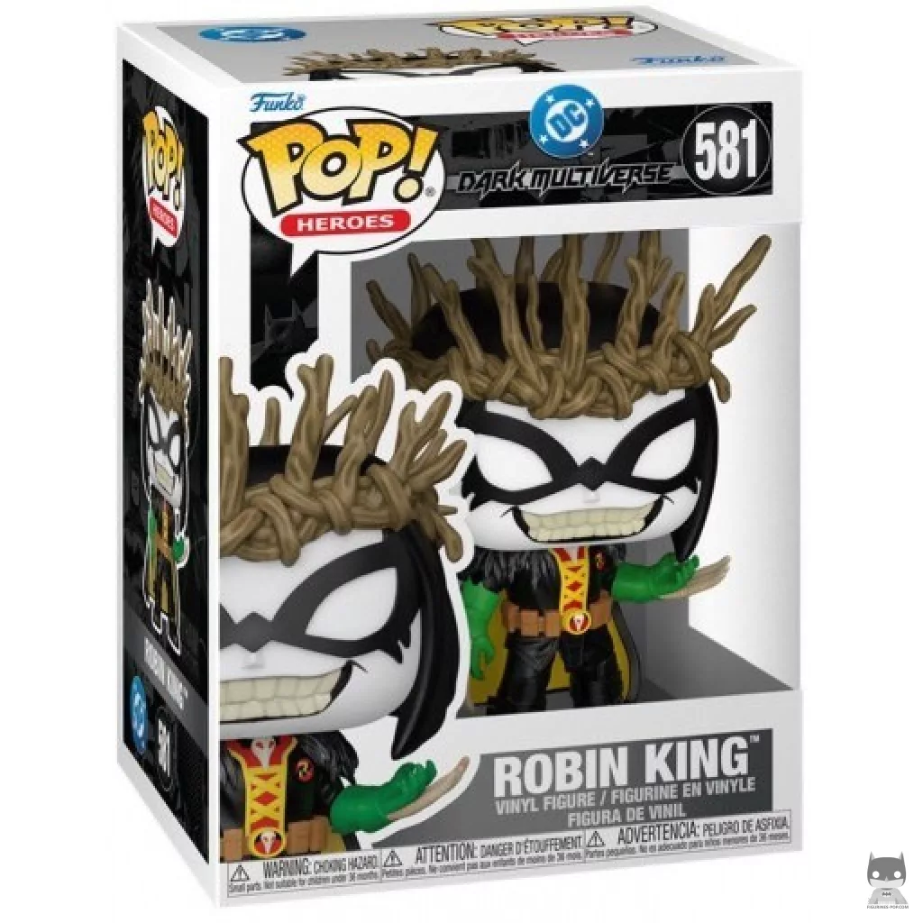 Figura Funko Pop! Rey Robin en su caja