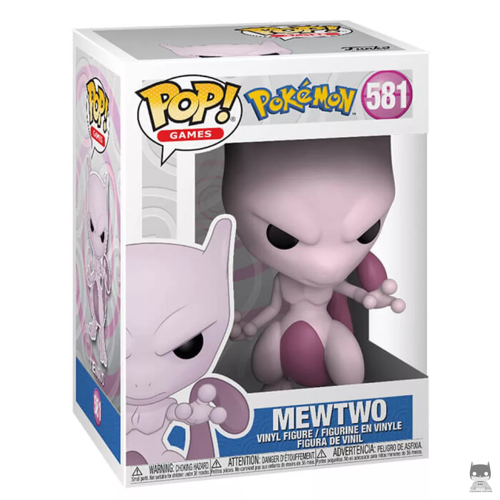 Figura Funko Pop! Mewtwo en su caja