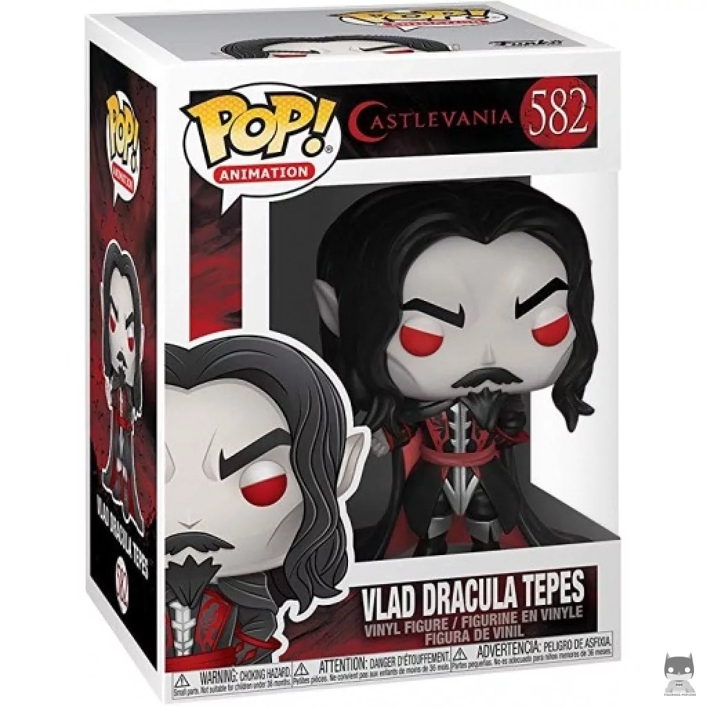 Figura Funko Pop! Vlad Dracula Tepes en su caja
